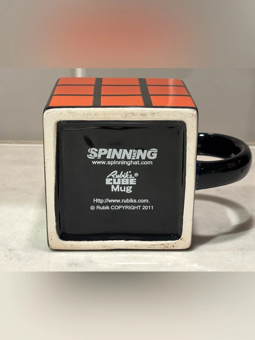Rubik's cube mug by Spinning Hat